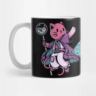 Nekomancer sticker and hat Mug